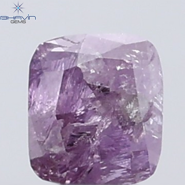 0.18 CT Cushion Diamond Natural Pink Color I3 Clarity (3.21 MM)