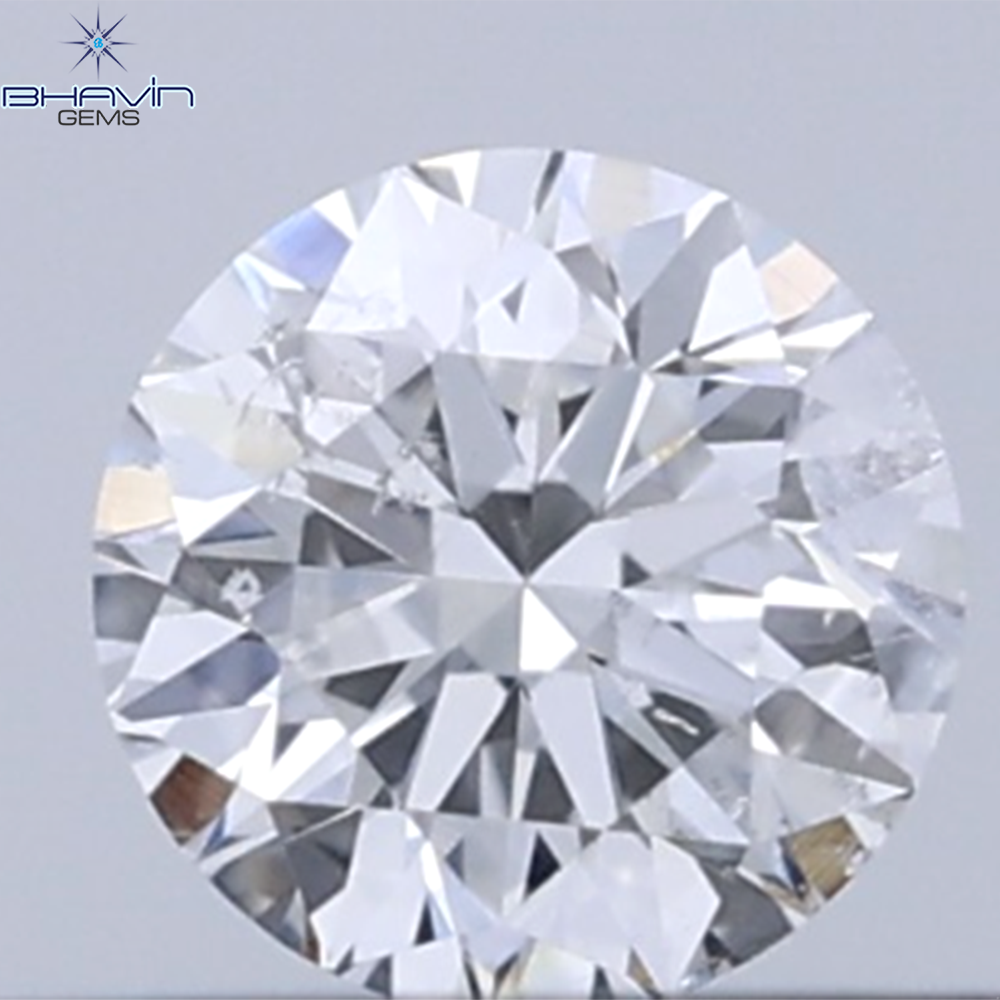 0.19 CT Natural Round Diamond White Color Clarity VS2 (3.66 MM)