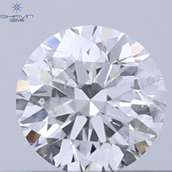 0.19 CT Natural Round Diamond White Color Clarity VS2 (3.66 MM)