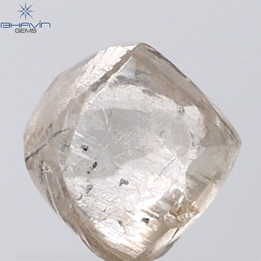 1.26 CT Rough Shape Natural Diamond Brown Color SI1 Clarity (6.19 MM)