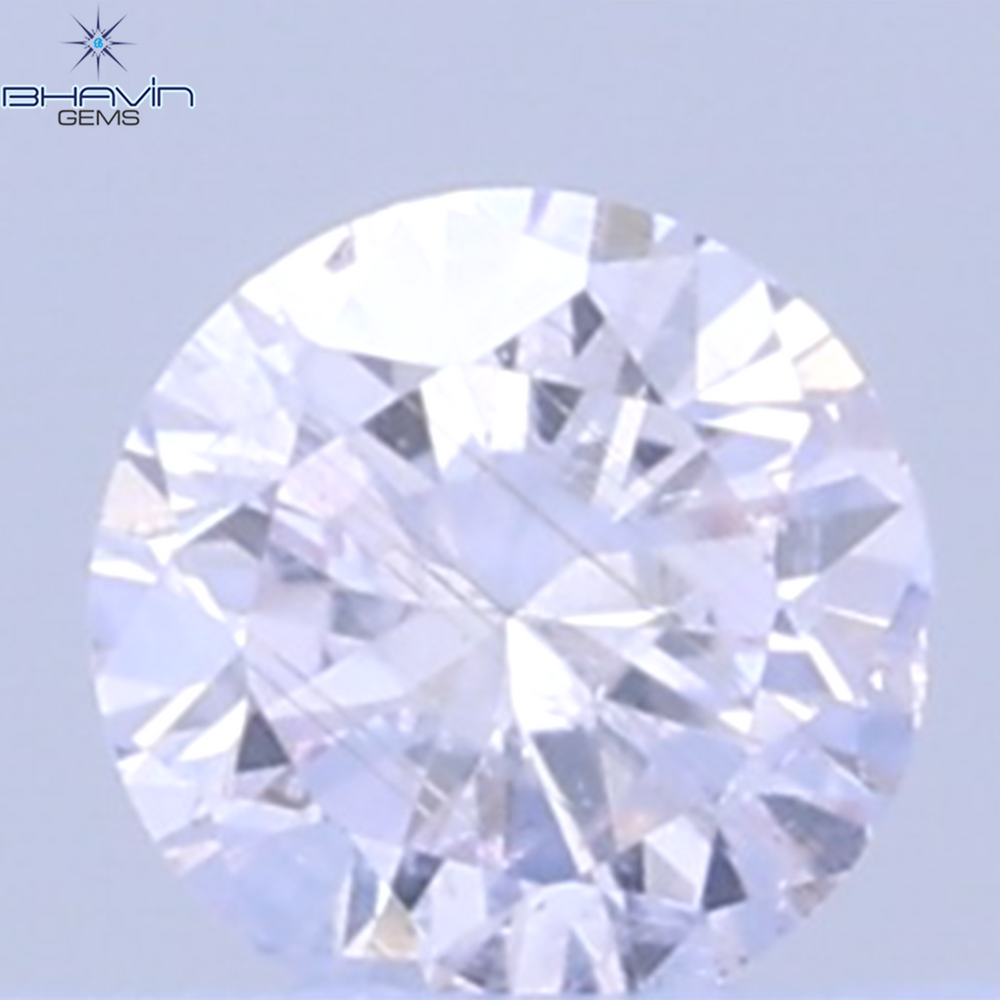 0.03 CT Natural Round Diamond Pink Color Clarity SI (1.9 MM)