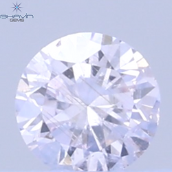 0.03 CT Natural Round Diamond Pink Color Clarity SI (1.9 MM)