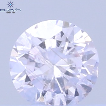 0.03 CT Natural Round Diamond Pink Color Clarity SI (1.9 MM)