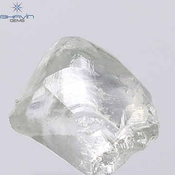 1.51 CT Natural Rough Diamond Green Color Clarity VS (8.42 MM)