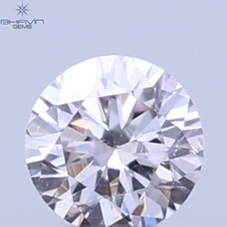 0.04 CT Natural Round Diamond Pink Color Clarity VS2 (2.0 MM)
