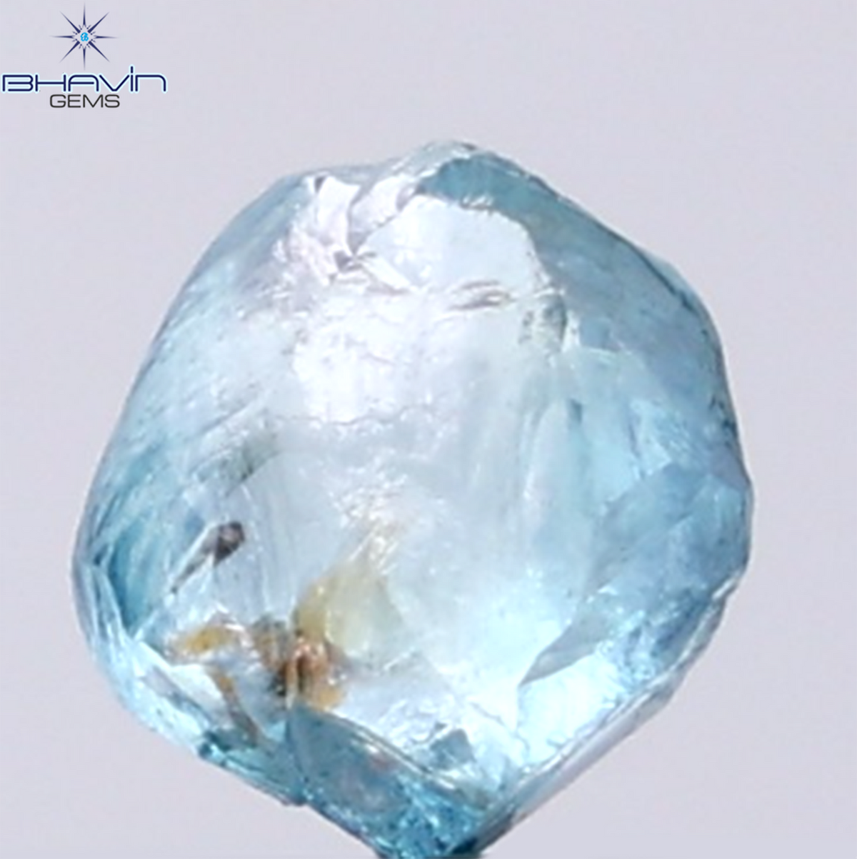 0.49 CT ラフシェイプ ナチュラル ダイヤモンド ピンク色 I3 クラリティ (4.90 MM)