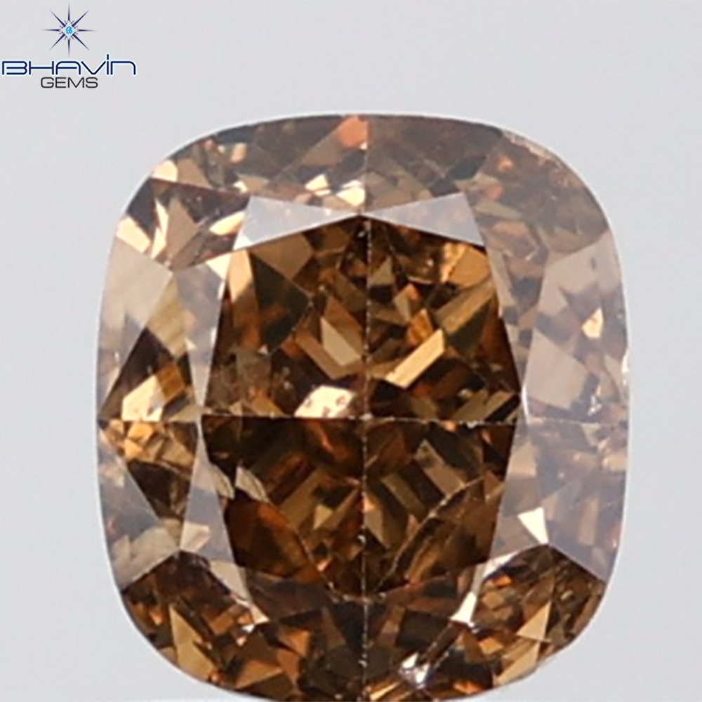 GIA認定 1.27 CT クッションダイヤモンド イエローカラー 天然ダイヤモンド VS1 クラリティ (5.97 MM)