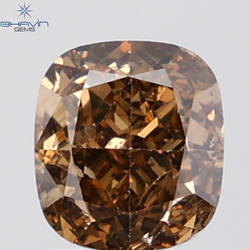 GIA認定 1.27 CT クッションダイヤモンド イエローカラー 天然ダイヤモンド VS1 クラリティ (5.97 MM)