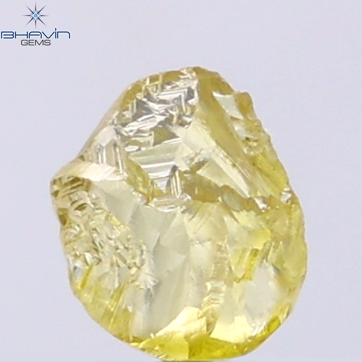 0.49 CT ラフシェイプ ナチュラル ダイヤモンド ピンク色 I3 クラリティ (4.90 MM)