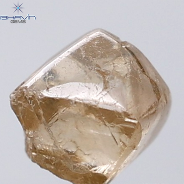 1.60 CT Rough Shape Natural Diamond Brown Color VS1 Clarity (6.32 MM)