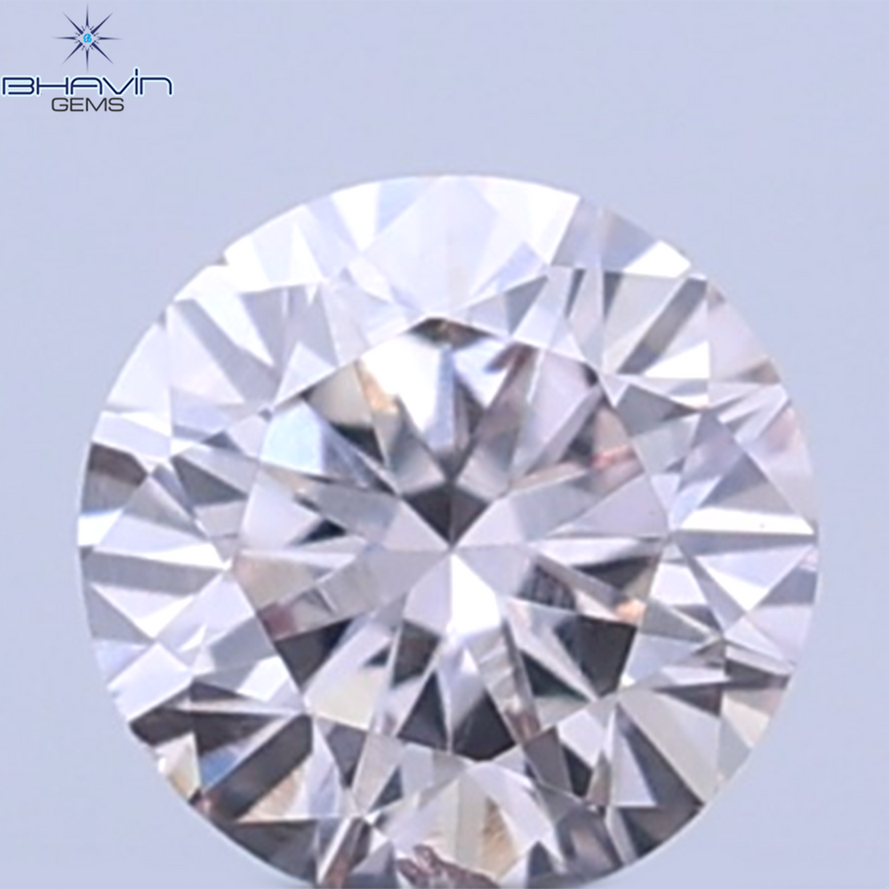 0.05 CT Natural Round Diamond Pink Color Clarity VS (2.3 MM)