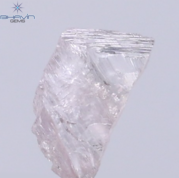 0.26 CT Natural Rough Diamond Pink Color Clarity SI (5.76 MM)