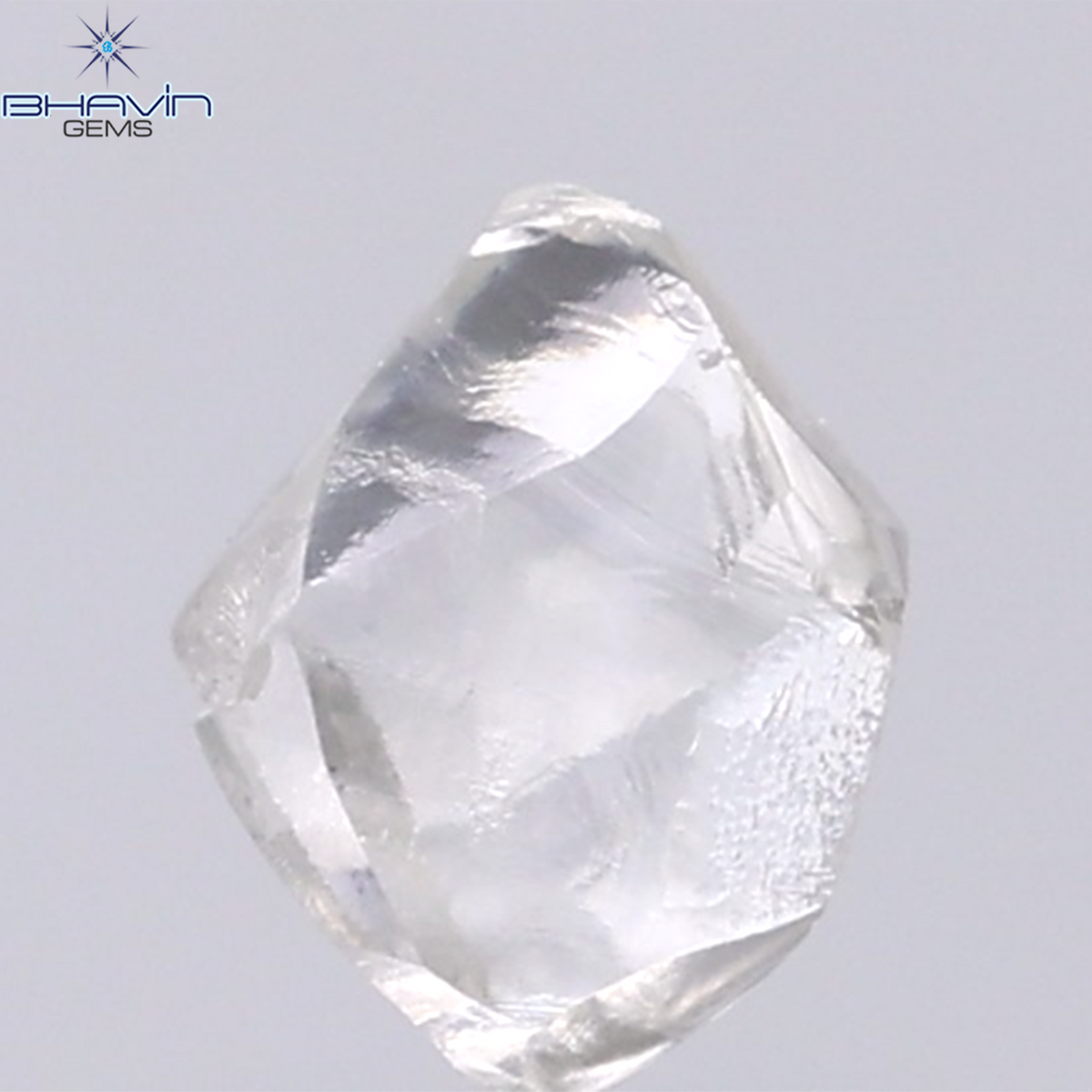 0.91 CT Natural Rough Diamond White Color Clarity VS (7.75 MM)