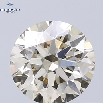 0.41 CT Natural Round Diamond Brown Color Clarity VS2 (4.73 MM)
