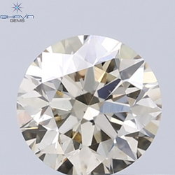 0.18 CT ラウンド ローズ カット シェイプ 天然ダイヤモンド ピンク色 I2 クラリティ (3.86 MM)