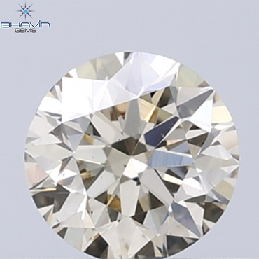 0.41 CT Natural Round Diamond Brown Color Clarity VS2 (4.73 MM)