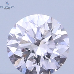 0.03 CT Natural Round Diamond Pink Color Clarity VS2 (1.90 MM)