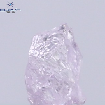 0.11 CT Natural Rough Diamond Pink Color Clarity VS (3.41 MM)