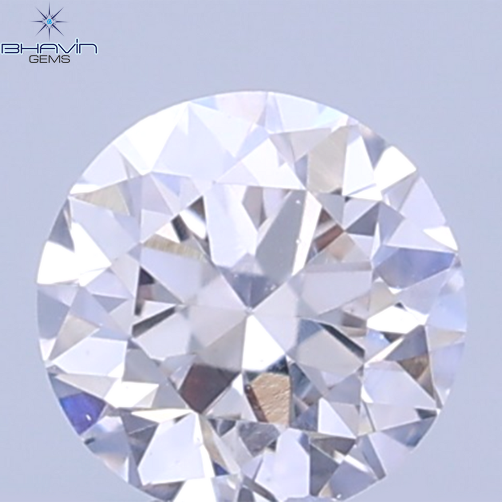 0.09 CT Natural Round Diamond Pink Color Clarity VS2 (2.80 MM)