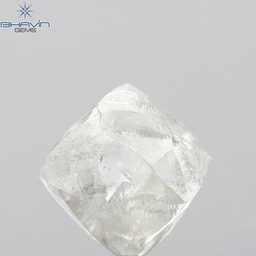 1.90 CT Rough Shape Natural Loose Diamond White (M) Color VS2 Clarity (6.51 MM)