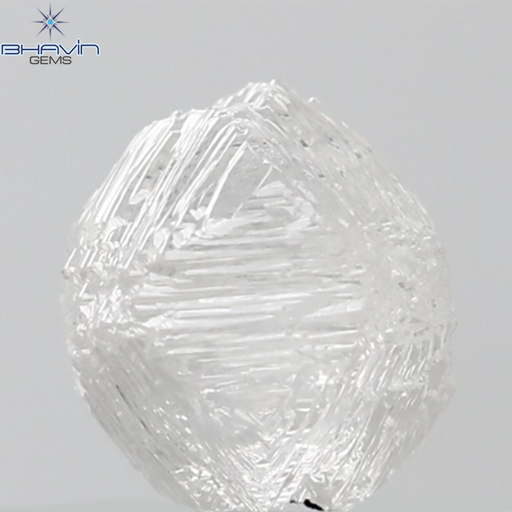 0.90 CT ラフ シェイプ ナチュラル ダイヤモンド ホワイト カラー VS1 クラリティ (5.95 MM)