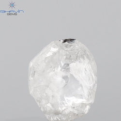0.90 CT ラフ シェイプ ナチュラル ダイヤモンド ホワイト カラー VS1 クラリティ (5.95 MM)