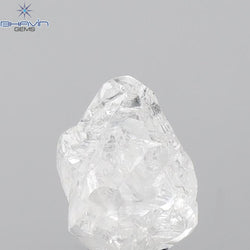 0.90 CT ラフ シェイプ ナチュラル ダイヤモンド ホワイト カラー VS1 クラリティ (5.95 MM)