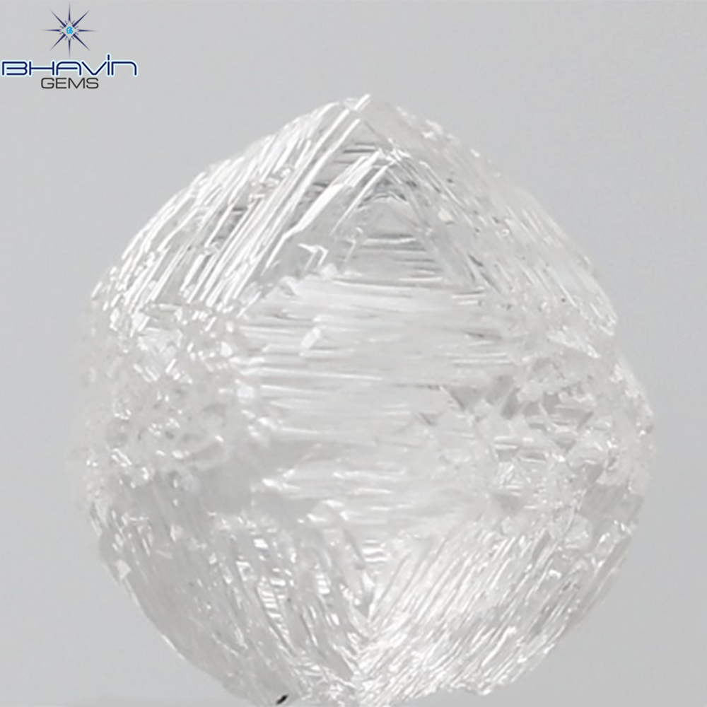 0.90 CT ラフ シェイプ ナチュラル ダイヤモンド ホワイト カラー VS1 クラリティ (5.95 MM)