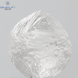 0.90 CT ラフ シェイプ ナチュラル ダイヤモンド ホワイト カラー VS1 クラリティ (5.95 MM)