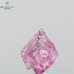 0.10 CT Rough Natural Diamond Pink Color I2 Clarity (3.50 MM)