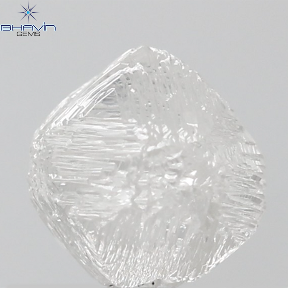 0.90 CT ラフ シェイプ ナチュラル ダイヤモンド ホワイト カラー VS1 クラリティ (5.95 MM)