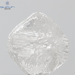 0.90 CT ラフ シェイプ ナチュラル ダイヤモンド ホワイト カラー VS1 クラリティ (5.95 MM)