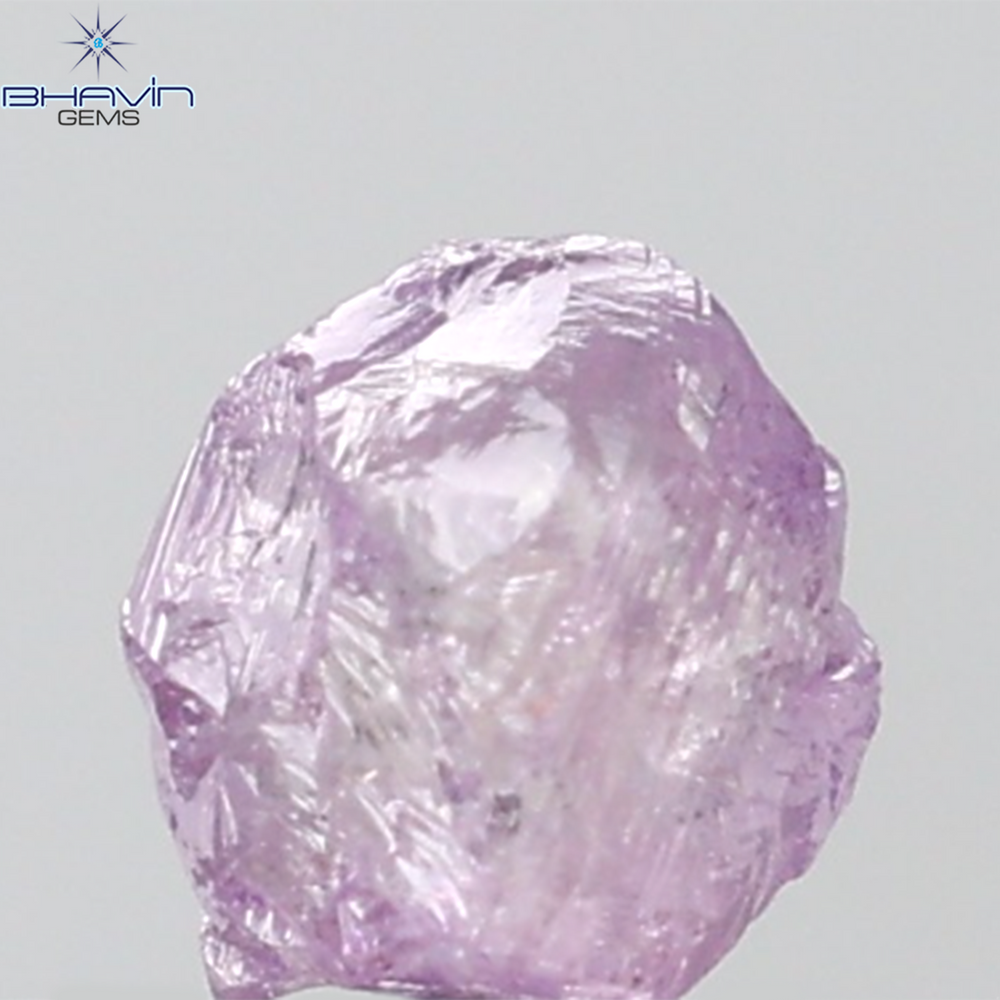 0.31 CT Rough Shape Natural Diamond Pink Color SI Clarity (3.25 MM)