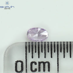 0.08 CT Oval Diamond Natural Pink Color VS1 Clarity (3.50 MM)