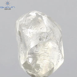 1.84 CT Rough Shape Natural Diamond White Color SI1 Clarity (7.52 MM)