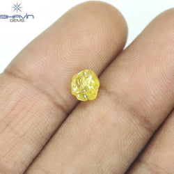 0.90 CT ラフ シェイプ ナチュラル ダイヤモンド ホワイト カラー VS1 クラリティ (5.95 MM)