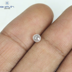 0.90 CT ラフ シェイプ ナチュラル ダイヤモンド ホワイト カラー VS1 クラリティ (5.95 MM)