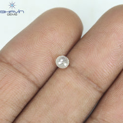 0.34 CT Antique Spherical Shape Natural Diamond White Color I3 Clarity (2.88 MM)
