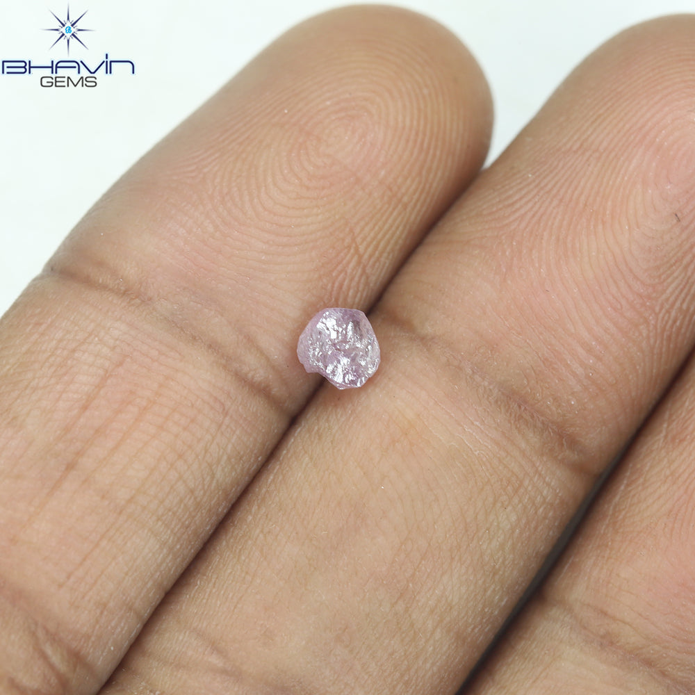 0.32 CT Rough Shape Natural Diamond Pink Color SI1 Clarity (3.31 MM)