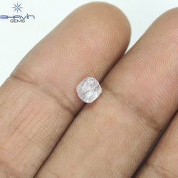 0.90 CT ラフ シェイプ ナチュラル ダイヤモンド ホワイト カラー VS1 クラリティ (5.95 MM)