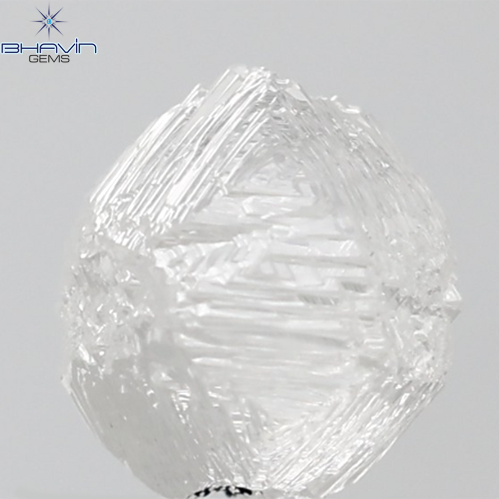 0.90 CT ラフ シェイプ ナチュラル ダイヤモンド ホワイト カラー VS1 クラリティ (5.95 MM)