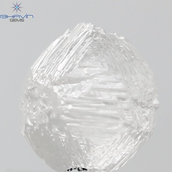 0.90 CT ラフ シェイプ ナチュラル ダイヤモンド ホワイト カラー VS1 クラリティ (5.95 MM)