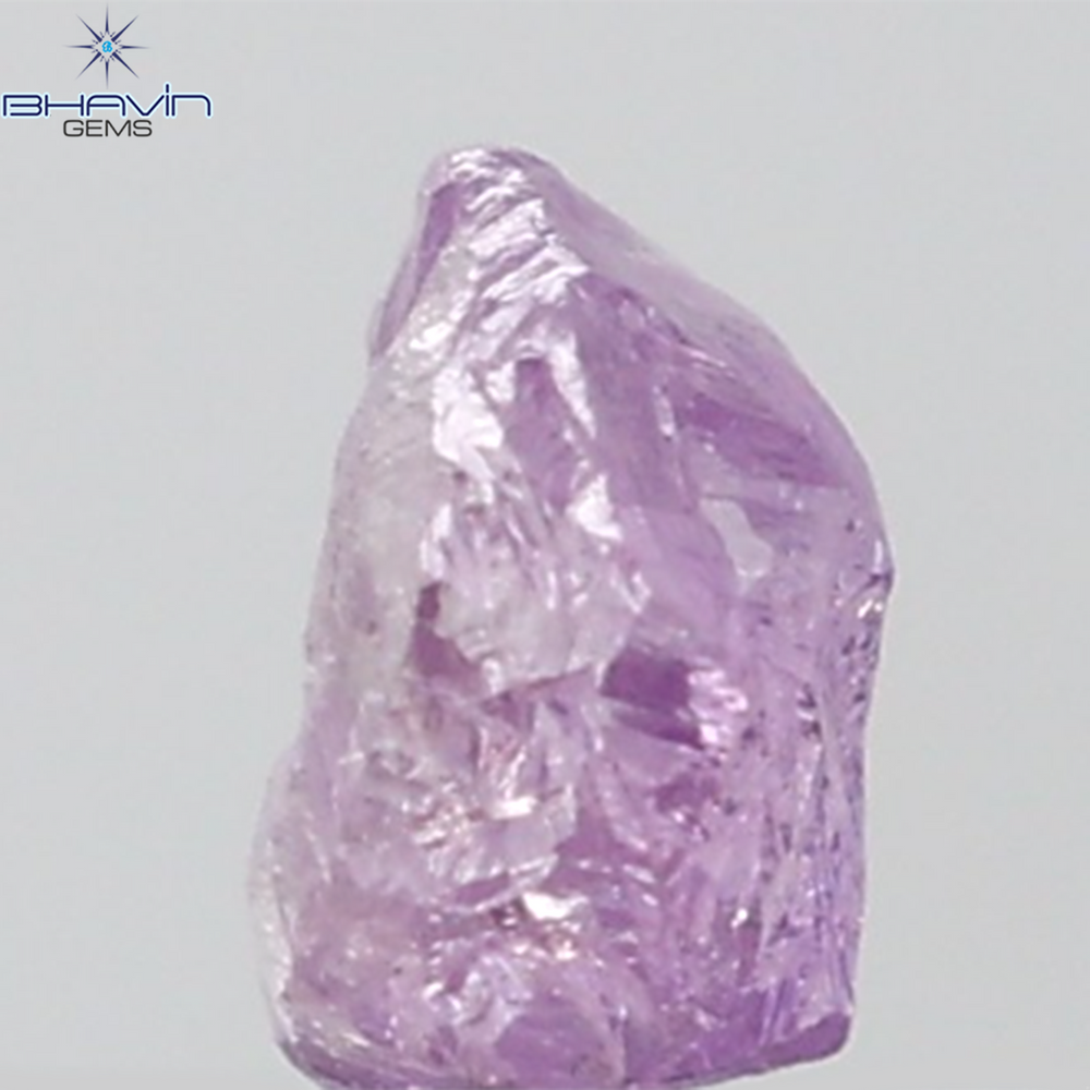 0.31 CT Rough Shape Natural Diamond Pink Color SI Clarity (3.25 MM)