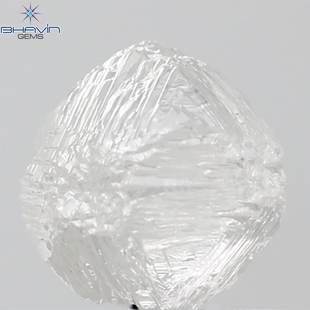 0.90 CT ラフ シェイプ ナチュラル ダイヤモンド ホワイト カラー VS1 クラリティ (5.95 MM)