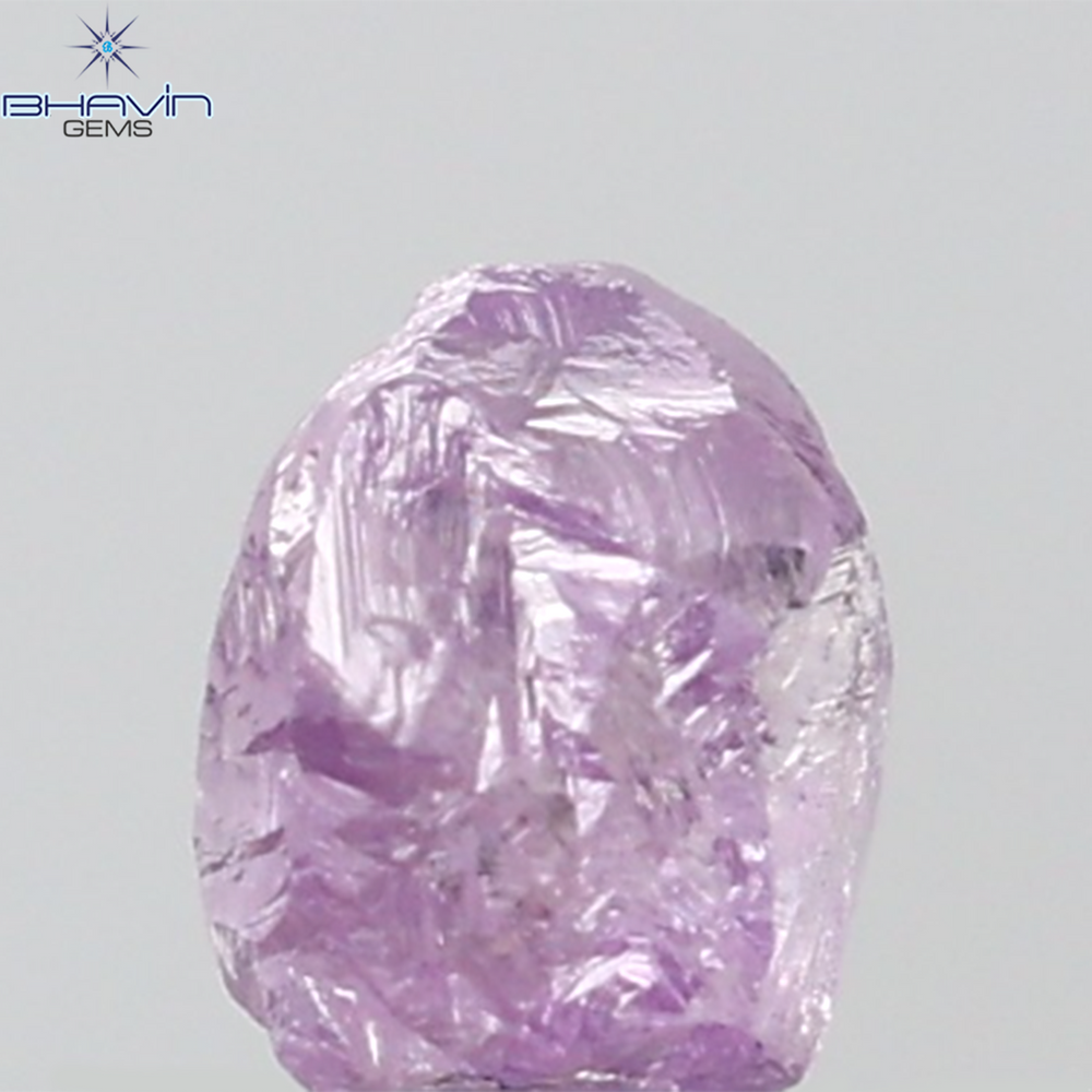 0.31 CT Rough Shape Natural Diamond Pink Color SI Clarity (3.25 MM)