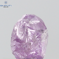 0.31 CT Rough Shape Natural Diamond Pink Color SI Clarity (3.25 MM)