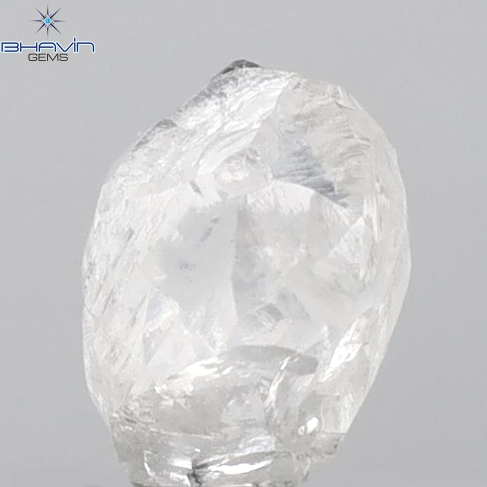 0.90 CT ラフ シェイプ ナチュラル ダイヤモンド ホワイト カラー VS1 クラリティ (5.95 MM)