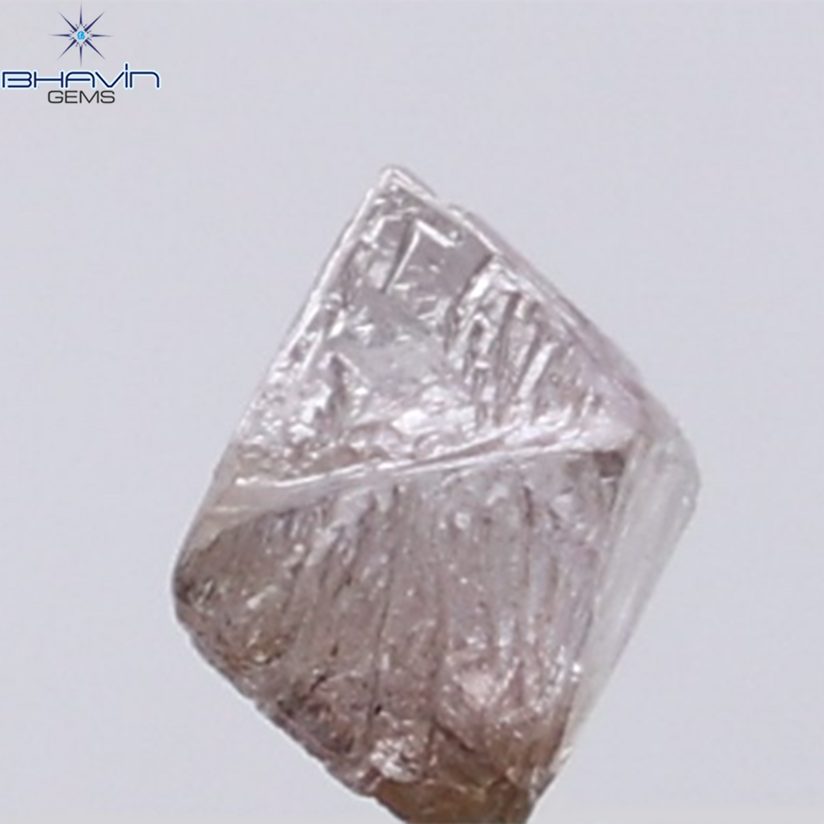 0.99 CT Natural Rough Diamond Pink Color Clarity SI (5.00 MM)