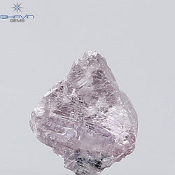 0.54 CT Rough Shape Natural Diamond Pink Color (5.64 MM)