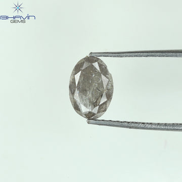 0.18 CT オーバル シェイプ ナチュラル ダイヤモンド ピンク カラー VS2 クラリティ (3.95 MM)
